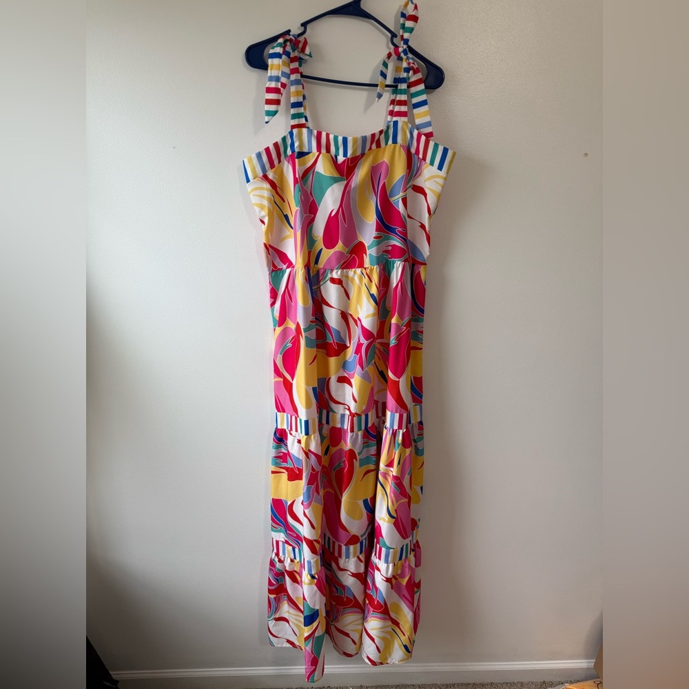 Fiesta Multicolor Maxi Dress